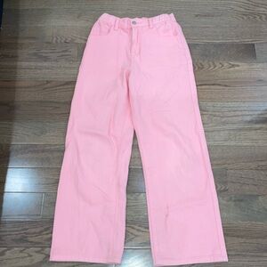 Light pink jeans for kids